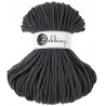 Grey macrame cotton cord 5mm 100m Bobbiny
