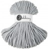 Grey macrame cotton cord 5mm 100m Bobbiny