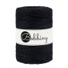 Black macrame cotton cord 5mm 100m Bobbiny