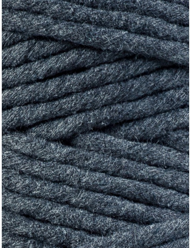 Szary sznurek bawełniany 5mm 100m Bobbiny