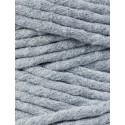 Grey macrame cotton cord 5mm 100m Bobbiny