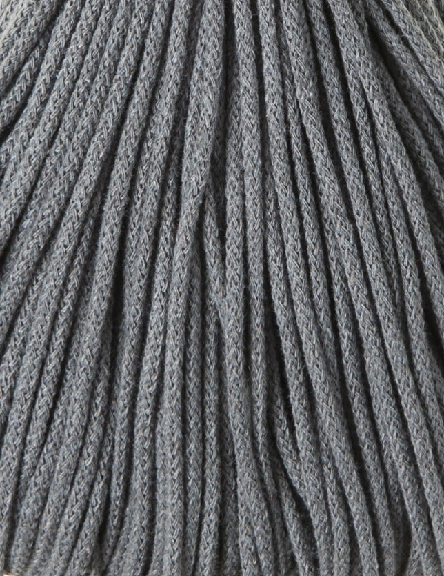 Steel macrame cotton cord 3mm 100m Bobbiny