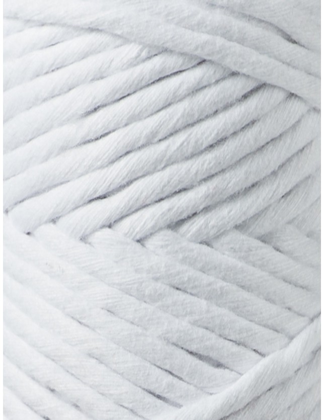 Biały macrame cotton cord 3mm 100m Bobbiny