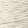 Golden natural macrame cotton cord 5mm 100m Bobbiny