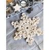 Crochet snowflake - free pattern