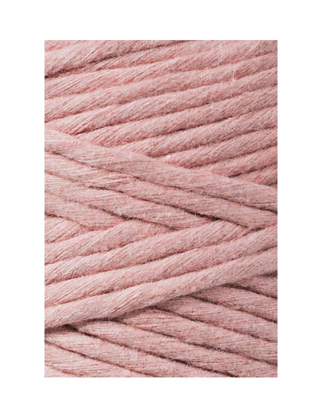 Blush macrame cotton cord 3mm 100m Bobbiny