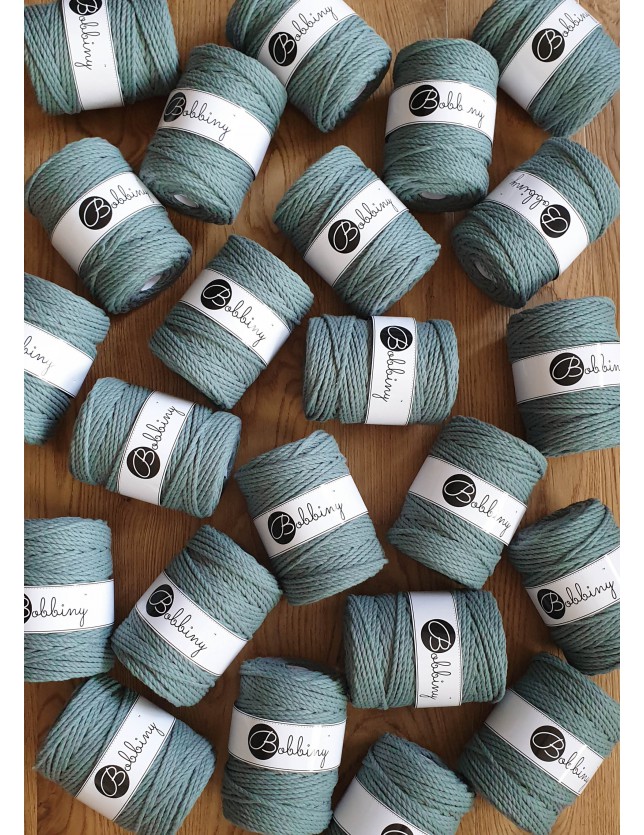 Laurel Makramee-Schnur 3ply 3 mm 100m Bobbiny