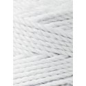 Biały sznurek do makramy 3ply 3mm 100m Bobbiny
