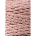 Różowe Złoto sznurek do makramy 3ply 5mm 100m Bobbiny