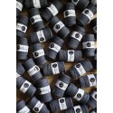 Charcoal Makramee-Schnur 3ply 3 mm 100m Bobbiny