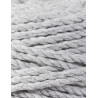Light Grey 3ply macrame cotton rope 5mm 100m Bobbiny