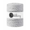 Light Grey 3ply macrame cotton rope 5mm 100m Bobbiny