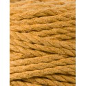 Mustard 3ply macrame cotton rope 5mm 100m Bobbiny