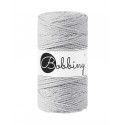 Jasny Szary sznurek do makramy 3ply 3mm 100m Bobbiny