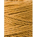 Mustard Makramee-Schnur 3ply 3 mm 100m Bobbiny