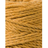 Musztardowy sznurek do makramy 3ply 3mm 100m Bobbiny