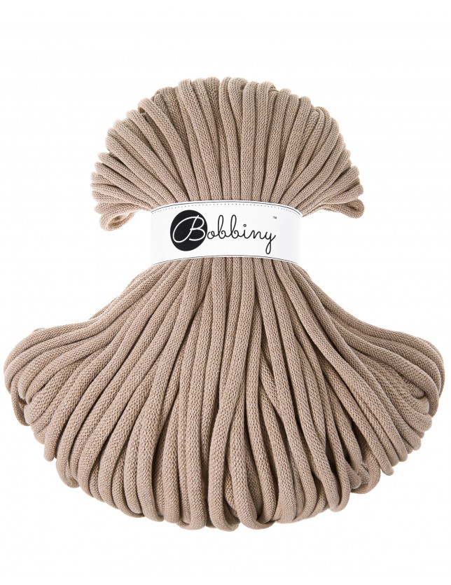 Sand cotton cord 9mm 100m Bobbiny