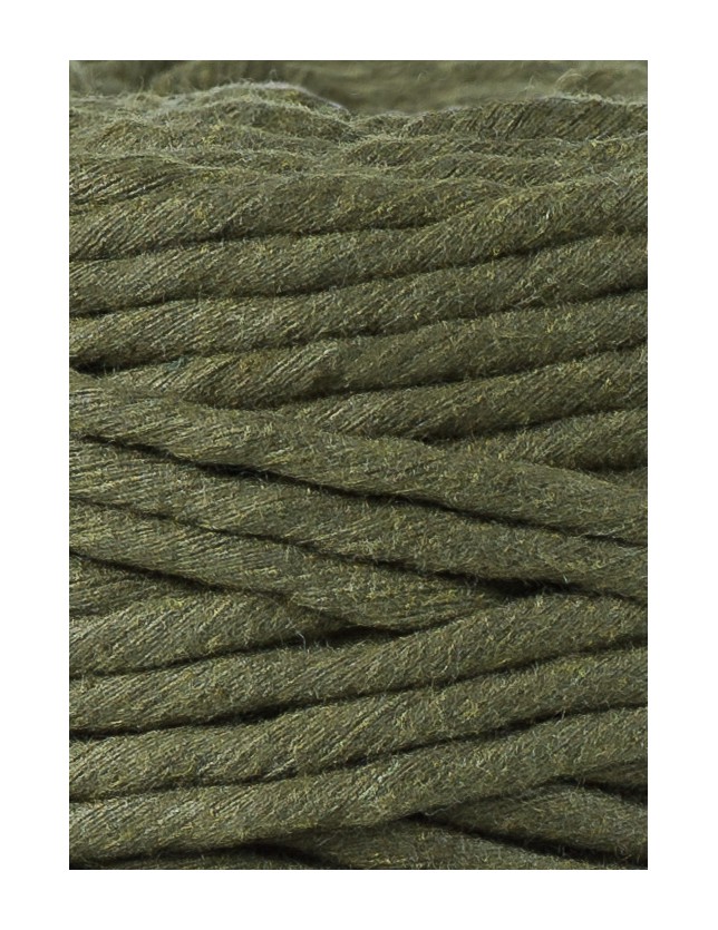 Avocado macrame cotton cord 5mm 100m Bobbiny