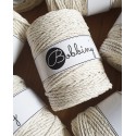 Naturalne Złoto sznurek do makramy 3ply 5mm 100m Bobbiny