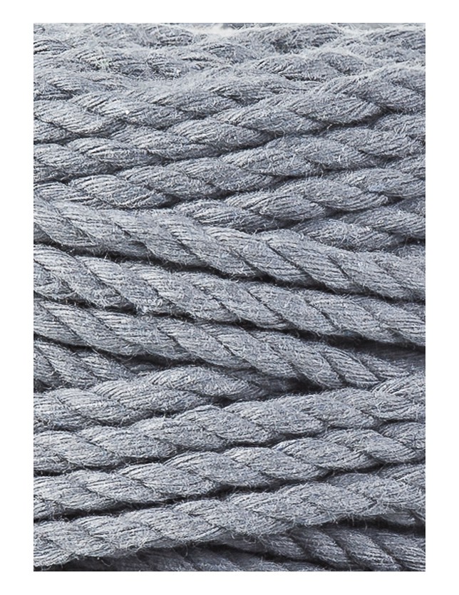 Steel Makramee-Schnur 3ply 5 mm 100m Bobbiny