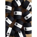 Czarny sznurek do makramy 3ply 5mm 100m Bobbiny
