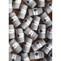 Srebrny sznurek do makramy 3ply 3mm 100m Bobbiny