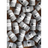 Silver 3ply macrame cotton rope 3mm 100m Bobbiny