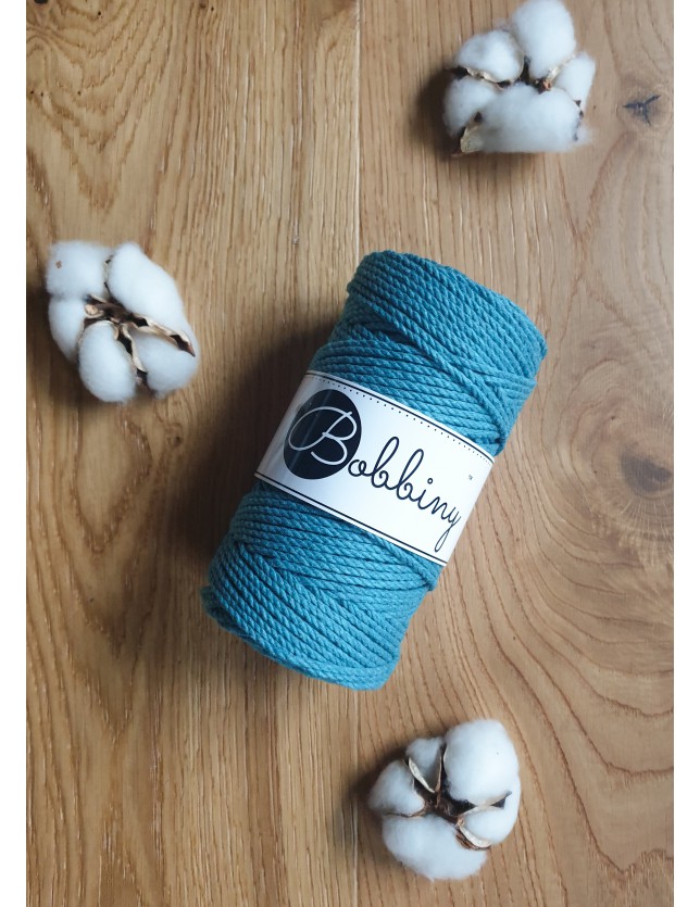 Morski sznurek do makramy 3ply 3mm 100m Bobbiny