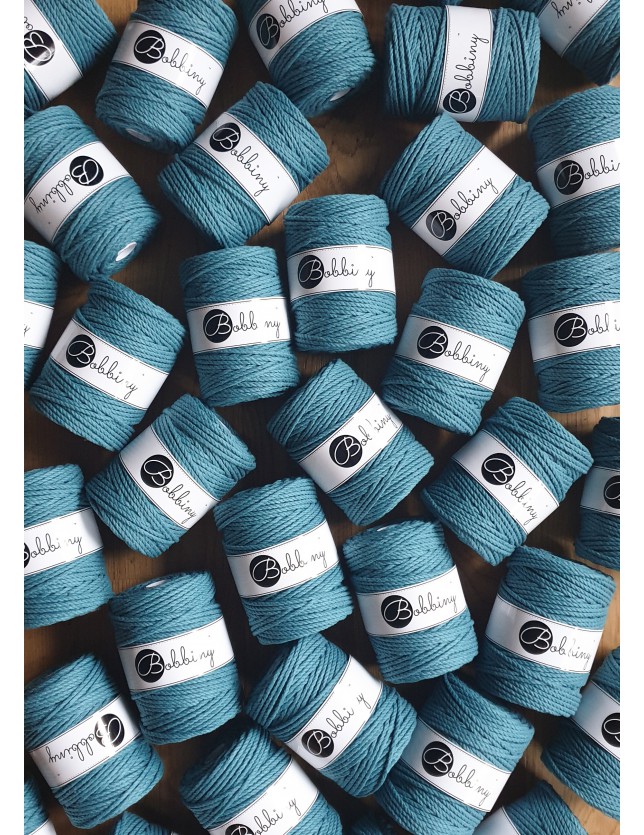 Morski sznurek do makramy 3ply 5mm 100m Bobbiny