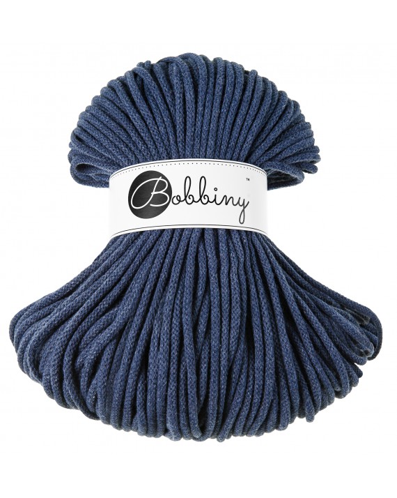 Denim macrame cotton cord 5mm 100m Bobbiny