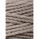 Coffee Makramee-Schnur 3ply 3 mm 100m Bobbiny