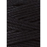 Black Makramee-Schnur 3ply 3 mm 100m Bobbiny