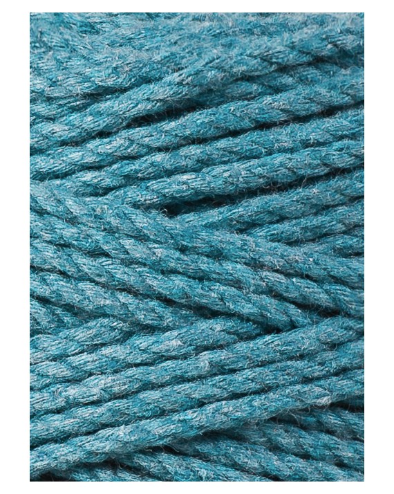 Teal Makramee-Schnur 3ply 3 mm 100m Bobbiny