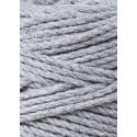 Srebrny sznurek do makramy 3ply 3mm 100m Bobbiny
