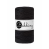Black Makramee-Schnur 3ply 3 mm 100m Bobbiny