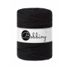 Black Makramee-Schnur 3ply 5 mm 100m Bobbiny