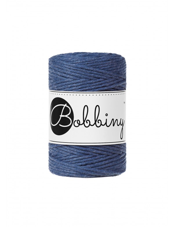 Jeans macrame cotton cord 1.5mm 100m Bobbiny