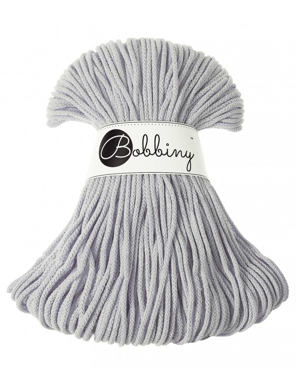 Szary sznurek bawełniany 3mm 100m Bobbiny