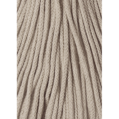 Beżowy Sznurek pleciony 3mm 100m Bobbiny