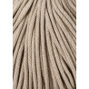Beige Flechtkordel 3mm 100m Bobbiny
