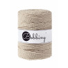 Beige Makramee-Schnur 3ply 3 mm 100m Bobbiny