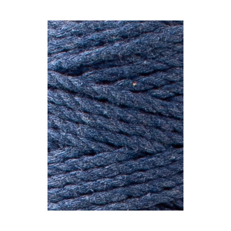 Jeansowy sznurek do makramy 3ply 3mm 100m Bobbiny