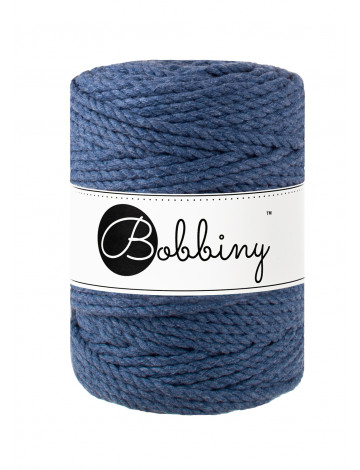 Jeans 3ply Macrame Rope 5mm 100m Bobbiny