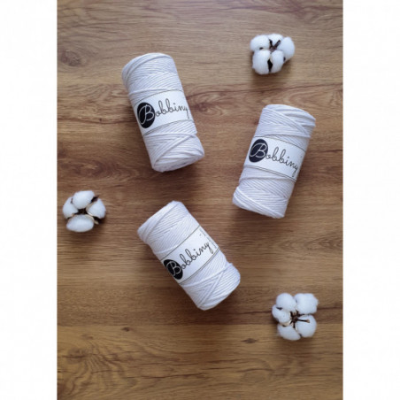 Księżycowy Sznurek do makramy 3mm 100m Bobbiny