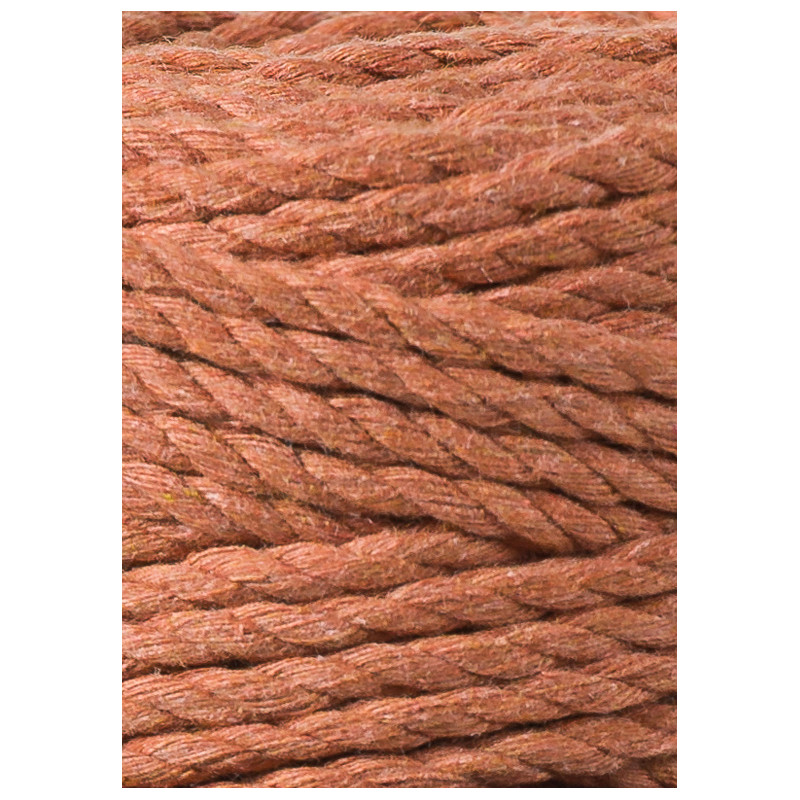 Terracotta sznurek do makramy 3ply 5mm 100m Bobbiny