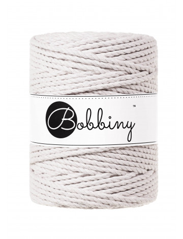 Moonlight 3ply macrame cotton rope 5mm 100m Bobbiny