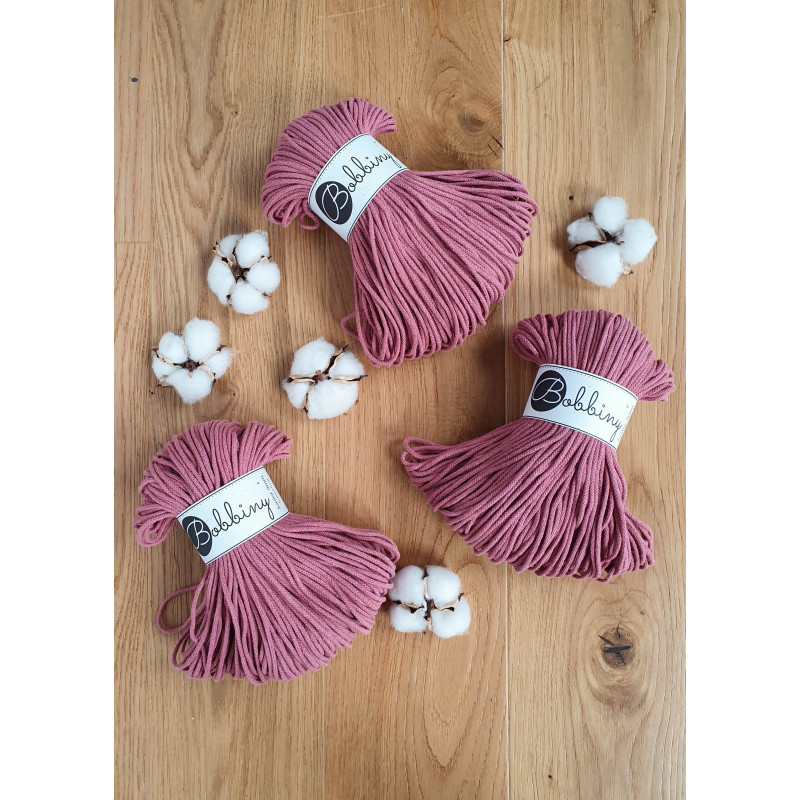 Kwiatowy Sznurek pleciony 3mm 100m Bobbiny