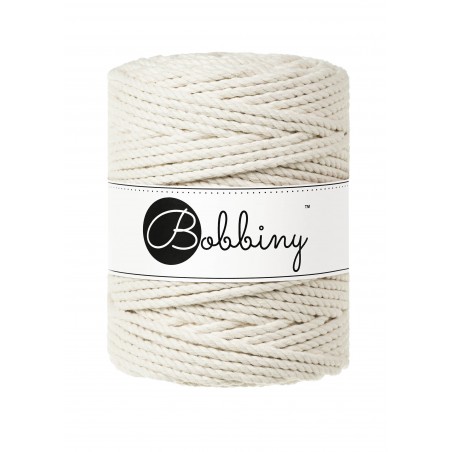 Naturalny sznurek do makramy 3ply 5mm 100m Bobbiny