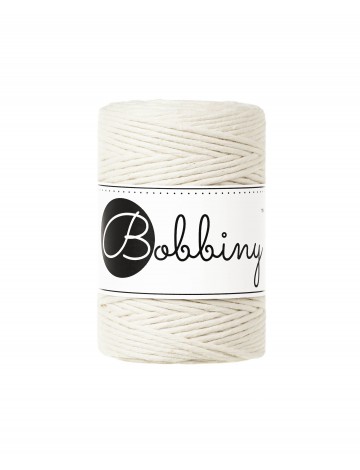 Natural macrame cotton cord 1.5mm 100m Bobbiny