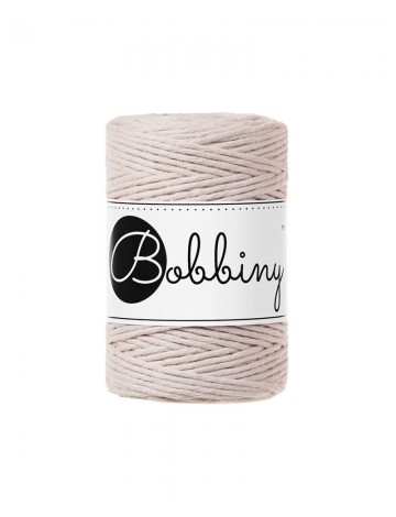 Nude macrame cotton cord 1.5mm 100m Bobbiny
